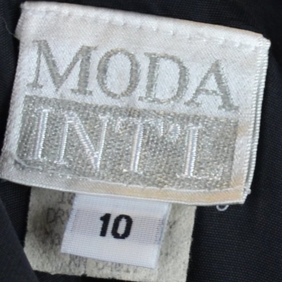 Party Moda International black  midi bodycon cocktail dress Whimsigoth - Picture 5 of 10